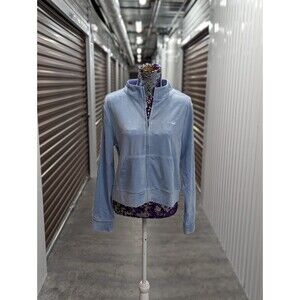 Juicy by Juicy Couture Size Large baby‎ blue track jacket nwt